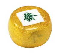 Baoblaze Ensemble de Dés Chinois En Bois - Jeu Familial Traditionnel, or