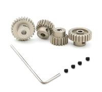 Baoblaze Ensemble d'engrenages à pignons, pièce de rechange pour engrenages RC, avec vis, engrenage moteur, pièce de mise à niveau RC pour TT01 TT02, TB02
