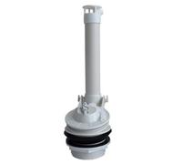 Baoblaze Ensemble Mécanisme Rinçage pour Toiltes Capuchon Supérieur Tube Prolongateur pour Évacuation Complète l'Eau Adapté aux Réservoirs Sanitaires Domestiques, 2 Po