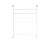 Baoblaze Étagère Murale pour Rubans Écharpes Bobines Organisateur Porte-rouleaux Range-ruban en Acier Carbone Tidy Affichage Vertical Simplifie le Flux, Blanc, Sept Couches, 70x10x90cm