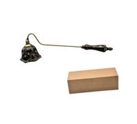 Baoblaze Éteignoir à Bougie Européen Ancien avec Poignée Ergonomique Couvercle Coupe-mèche Accessoire Métal Émaillé Convient pour Passionnés de Décoratio, Style C