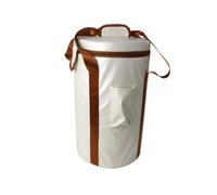 Baoblaze Étui Bol Chantant Cristal Housse Sac Mallette Pochette en Polyuréthane Léger avec Fermeture Éclair Sécurisée Poignée et Poche Frontale pour, Array, Blanc, 8 Pouces