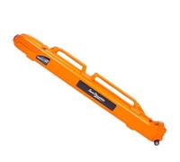 Baoblaze Étui Canne à Pêche Rigide Tube Coffret Housse Coque Dure en Plastique avec Doublure en Mousse Fermeture à Coquille et Poignée Ergonomique Longueur