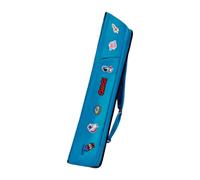Baoblaze Étui de Queue de Billard Sac de Queue de Billard Housse Fourreau Porte Queue Pochette Rangement PU Résistante Aux Rayures et Chocs avec Sangle Matelas
