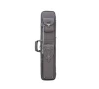 Baoblaze Étui de Queue de Billard Sac de Rangement Rectangulaire Structure Solide Séparation des Éléments Poche avec Fermoir pour Accessoires Sangle Épaule, Array, AW-50 Gris Foncé