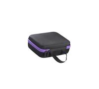 Baoblaze Étui de Transport Mallette Rigide Sac à Outils Boîte de Rangement Organisateur de avec Fermeture à Glissière Lisse Adapté pour Les Électricien, Violet, 22cmx17cmx6cm