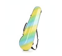 Baoblaze Étui Violon de Pc Boîtier Violon Coque Dure Housse Violon Antichoc Coffret Violon Étanche Coque Dure Légère Env. 1.8 Kg Intérieur Mousse Mémoire, Array, Jaune Éclatant