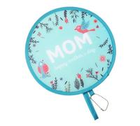 Baoblaze Éventail Rond Pliable pour Photo, éventail Japonais Rond pour Mariage, fête d'été, Oiseau