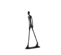 Baoblaze Figurine Décorative Statue Sculpture Ornement Figure Humaine Abstraite en Alliage d'Aluminium Finition Mate Base Rectangulaire Stable Adaptée au Salon