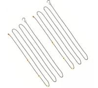 Baoblaze Filet de Volley-Ball de 5x98 Pouces de Long, Chaîne de Hauteur, équipement D'arbitre, Mesure du Filet de Volley-Ball