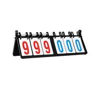 Baoblaze Flip Scoreboard Score Keeper à 6 Chiffres Score de Table de Table de Score de Score pour Basket-Ball