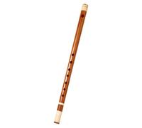 Baoblaze Flûte en Bambou Japonaise Shinobue Instrument à Vent Traversière Classique Folk Corps Bambou Amer avec Filets de Rotin et Finition, 42 Cm