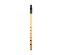 Baoblaze Flûte Irlandaise Flûte Sifflet Traditionnel Instrument de Musique à Six Trous en Alliage avec Prise Confortable Adapté pour Les, C Key Gold