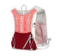 Baoblaze Gilet de Course Extérieur Gilet de Course Veste Hydratation Sac à Dos de Running Polyester Déperlant Réfléchissant Sécurité Nocturne Compartiments , Rose