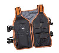 Baoblaze Gilet Porte-outils pour électricien, Sac Utilitaire Universel de Poitrine, Rangement Multi-poches pour Le Travail