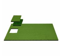 Baoblaze Golf Surface de Pratique avec Gazon Synthétique 17mm en Nylon Stable et Caoutchouc PU Souple pour Golf Salle de Sport Adaptée à Adultes Loisirs