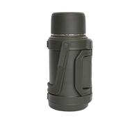 Baoblaze Gourde Isotherme Bouteille Thermique Récipient à Boisson Flasque à eau en Acier Inoxydable avec Corps Cylindrique et Large Base pour Stabilité 12, Vert, 1.6 L