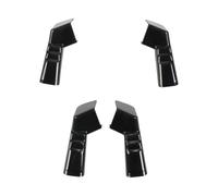 Baoblaze Gouttière de Véhicule Extension Sortie Évacuation Canal Rampe Couverture Pluie Buse Déflecteur Embout Guide Robuste Montage sans Outil Adaptée au, Noir