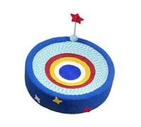 Baoblaze Griffoir pour Chat avec Balle de Jeu, Protection des Meubles, Tapis à gratter, Salon pour Chaton, Rond