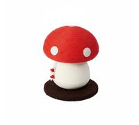Baoblaze Griffoir pour Chats Colonne à Griffer, 340 Mm Hauteur X 280 Mm Diamètre De La Base, Jouet Champignon Parapluie Rouge