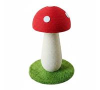 Baoblaze Griffoir pour Chats Colonne à Griffer, 50 Cm Hauteur X 34 Cm Diamètre De La Base, Grand Poteau À Griffer Champignon Rouge