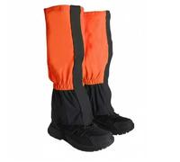 Baoblaze Guêtre Étanche Protection Jambe Léger Tissu Ajustable Adapté Randonnée Camping Pêche Activités Extérieures Convient Hommes Femmes Enfants, Orange
