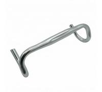 Baoblaze Guidon Vélo Course Aluminium Alliage Léger Confort Multiple Positions Fixie Piste Cyclisme Route Performance Contrôle Précision Adapté Homme Femme, Argent Brillant, 380 × 31,8 Mm