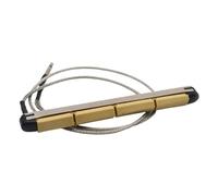 Baoblaze Guitar Pickup Transducteur Piezo Jack 2.5mm Accessoire Instrument Métal Compact Installation Sans Outil Barre Résistante Réponse Stable Utilisation Ad, 4 Cordes