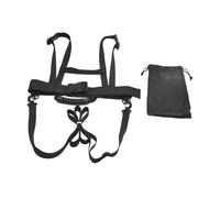 Baoblaze Harnais de Ski Enfant pour Apprentissage Sécurisé Sangle Réglable Poignée de Contrôle Corde de Traction Prévention des Chutes Adapté pour Ski Patinage, Noir