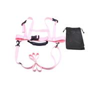 Baoblaze Harnais de Ski Enfant pour Apprentissage Sécurisé Sangle Réglable Poignée de Contrôle Corde de Traction Prévention des Chutes Adapté pour Ski Patinage, Rose