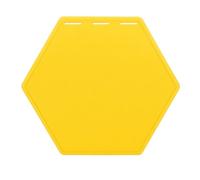 Baoblaze Hexagonal Tapis d'Équilibre Coussin d'Agilité Plaque d'Entraînement Conçu pour Enchaînements Rapides pour Exercices de Coordination, Yellow