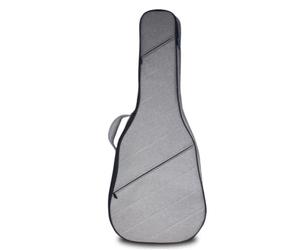 Baoblaze Housse Guitare Classique Folk Étui Sac Compartiment Diagonal Rembourrage Intégral Toile Résistante Intérieur Doux Bretelles Sac à Dos Poignée Main
