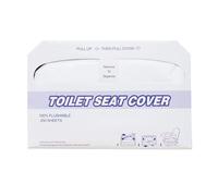 Baoblaze Housses de siège de toilette pour enfants et adultes, en papier biodégradable, discrètes, pour distributeur mural commercial, pour les, 250 Feuilles