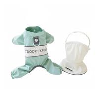 Baoblaze Imperméable pour Chien Tenue Manteau Pluie Capuche Tissu Étanche avec Boucle de Laisse Bandes Réfléchissantes Visière Transparente Visibilité, Color to 3, M