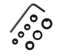 Baoblaze Jauge de Profondeur pour Forets Bagues de Butée Colliers de Perçage Accessoire de Perceuse en Acier Rapide HSS avec Vis de Blocage Sécurisée