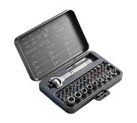 Baoblaze Jeu de clés à cliquet 60 dents étanches, portables, multifonctions, hautes performances, détachables, kit d'outils 40 en 1 réglable