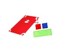 Baoblaze Jeu de lancer de sacs de haricots, jeu de société, jeu de cible, ensemble de jeu de Cornhole pour les activités de fête sportive, Rouge