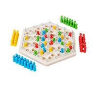 Baoblaze Jeu D'échecs Triangulaire, Jeu D'échecs En Chaîne, Puzzle, Résolution de Problèmes, Motricité Fine