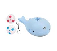 Baoblaze Jouet de Football Flottant pour Chat en Forme de Baleine avec 2 Petites balles pour Enfants, par USB, interactif, Bleu
