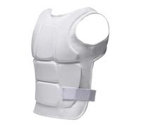 Baoblaze Karate Protecteur de Poitrine Veste Protection Abdominale Matériau Léger Ceinture Réglable Rembourrage EPE Adapté Séances de Boxe Muay Thai Arts Marti, XS 52cmx40cmx1.5cm