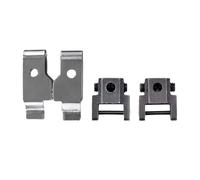 Baoblaze Kit de conversion de supports de à chantourner, supports de lames supérieurs et inférieurs en métal robustes pour scie en acier de, Ensemble de 4 Pièces