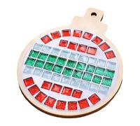 Baoblaze Kit de Dessous de Verre En Mosaïque Activité Manuelle pour Enfants Artisanat de Noël Décoration de Table avec Matériaux Inclus Adapté pour Les Atelie, Cercle