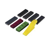 Baoblaze Kit de papier de verre 71 pièces avec bloc de ponçage, assortiment de papiers de verre pour travaux manuels