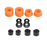 Baoblaze Kit de Reconstruction de Longboard, Rondelles de Coupelles de Rechange pour Bagues de Skateboard, Orange