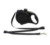 Baoblaze Laisse de Contrôle Portable Munie de Corde Pratique Bol d'eau Intégré Distributeur Compact Poignée Facile à Porter Plastique Adaptée à Promenade Parc Déplacement Quotidien avec Chien, Noir