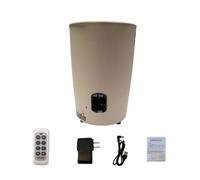 Baoblaze Lanceur de Balles de Tennis de Table Automatique Machine Pong Solution pour Exercices Personnels Contrôlé à Distance Portable Adapté à la Progression Activités Scolaires, Kaki