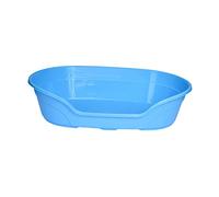 Baoblaze Lit Confortable Animaux Domestiques Maison Coussin Chien Chat Lavable Agréable Toucher Matériau Fond Antidérapant Adapté pour Animaux de Compa, Bleu, 57cmx37.6cmx14cm