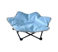 Baoblaze Lit pour Chien Pliable Coussin surélevé Amovible Panier Ventilé Portable Imperméable en Tissu Oxford Destiné Aux Chiens et Chats pour Sortie Terrasse, Blue L