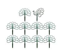 Baoblaze Lot de 10 Piquets de Support pour Plantes, Treillis pour Balcon, Cour