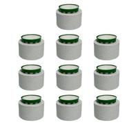 Baoblaze Lot de 10 Poids en Céramique pour Plantes D'aquarium, Anneaux Anti-flottants